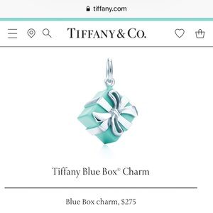 Tiffany Blue Box Charm, retails for $275.
